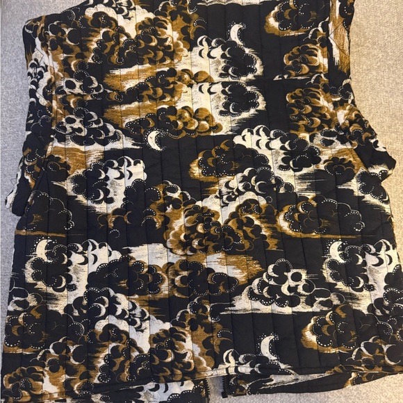 Scotch & Soda Black and Gold Patterned Vest Casual - Picture 2 of 8